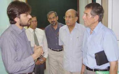 Visit of Managing Consultant of British Education Advisers Co. UK to The Minhaj University